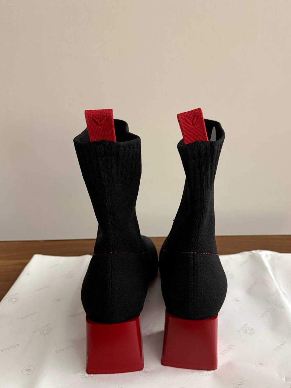 Vivaia Square-Toe Water-Repellent Block Heeled Boots (Regina Pro) - Picture 7 of 12